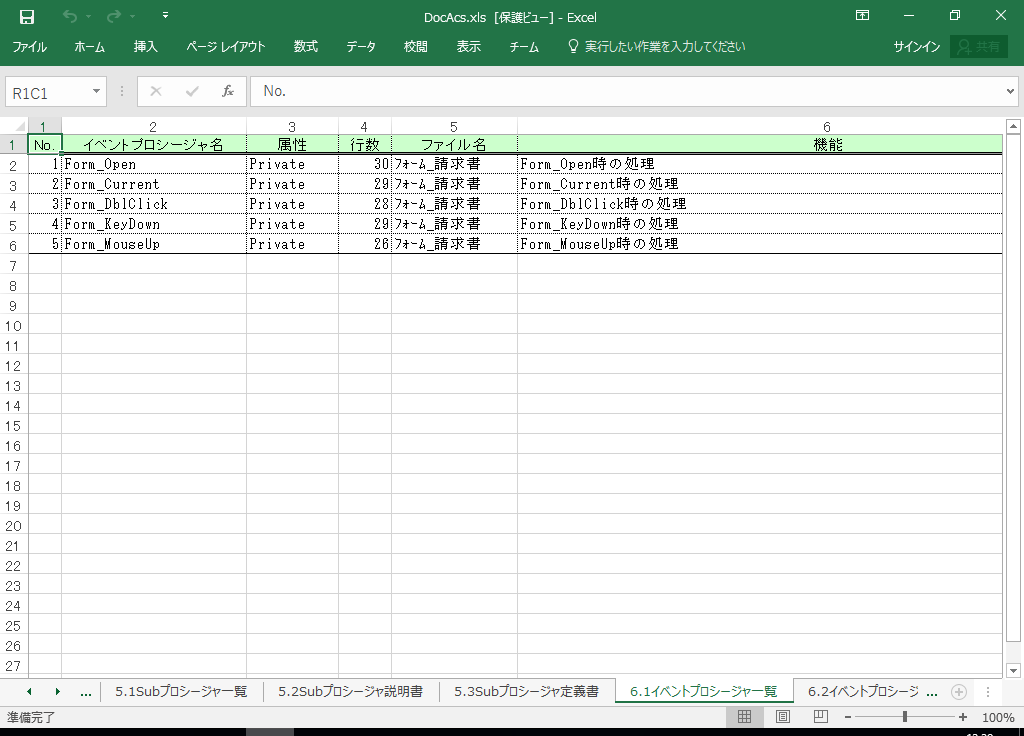 Access2007 dl 쐬 c[yA HotDocumentz(Access2007Ή dl)
6.1 CxgvV[Wꗗ