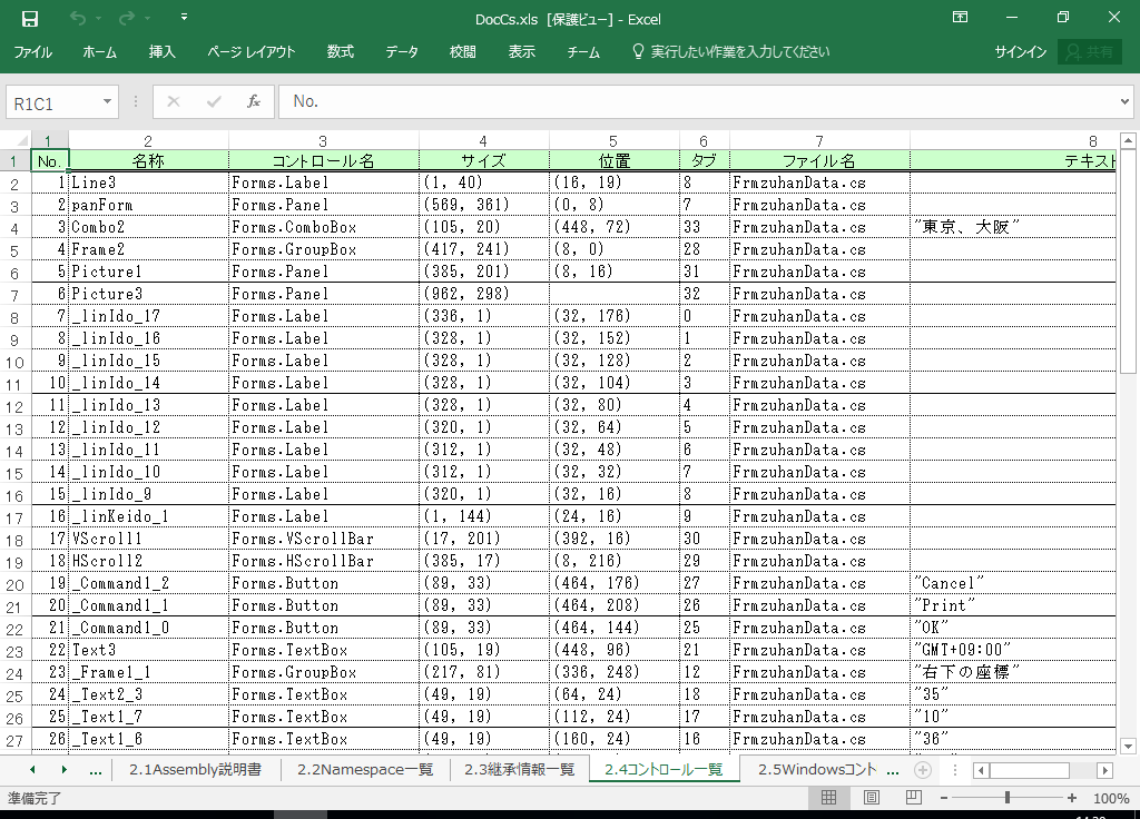 C#2012 dl 쐬 c[yA HotDocumentz(C#2012Ή dl)
2.4 Rg[ꗗ