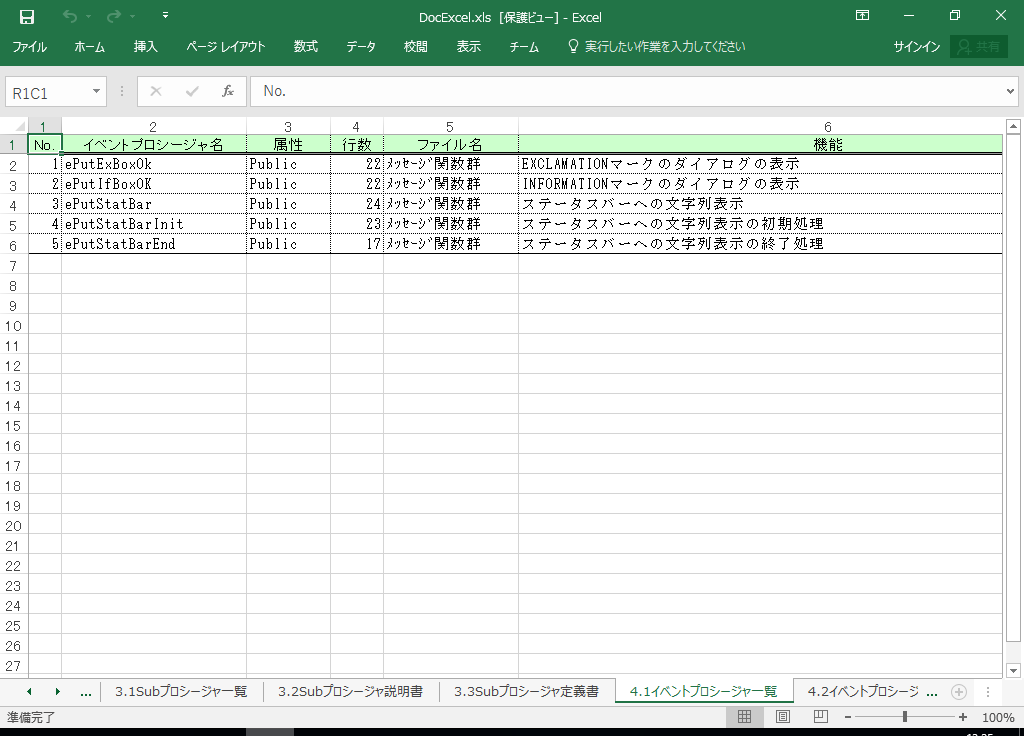 Excel2003 dl 쐬 c[yA HotDocumentz(Excel2003Ή dl)
4.1 CxgvV[Wꗗ