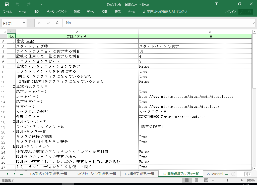 VB2012 dl 쐬 c[yA HotDocumentz(VB2012Ή dl)
1.8 JvpeBꗗ